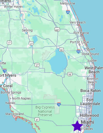 Airport Shuttle Service Map